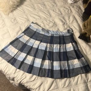plaid tennis skirt